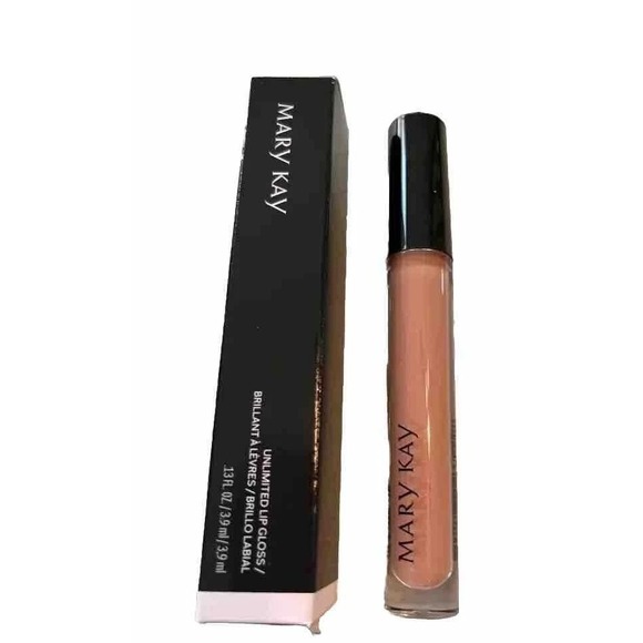 New In Box Mary Kay Unlimited Lip Gloss SOFT NUDE - Picture 1 of 5